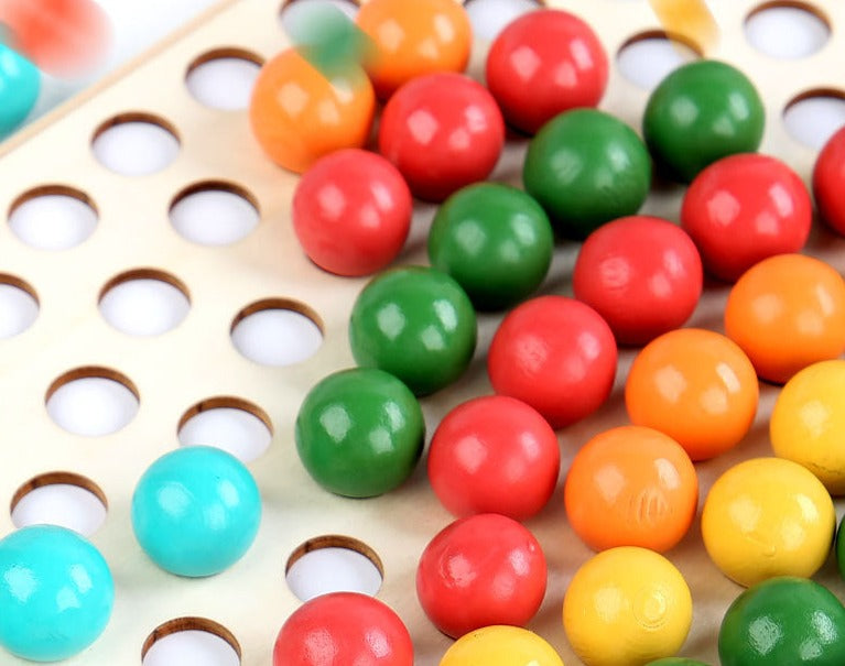 Colorful Wooden Learning Puzzle Board