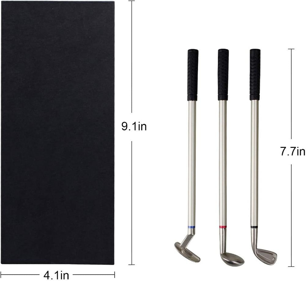 Compact Golf-Themed Pen Gift Set