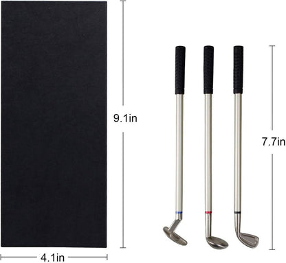 Compact Golf-Themed Pen Gift Set