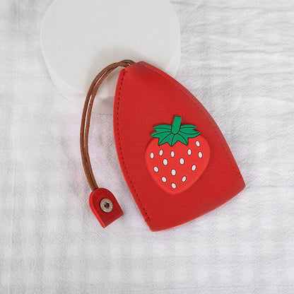 Colorful Fruit Leather Keychain Holder