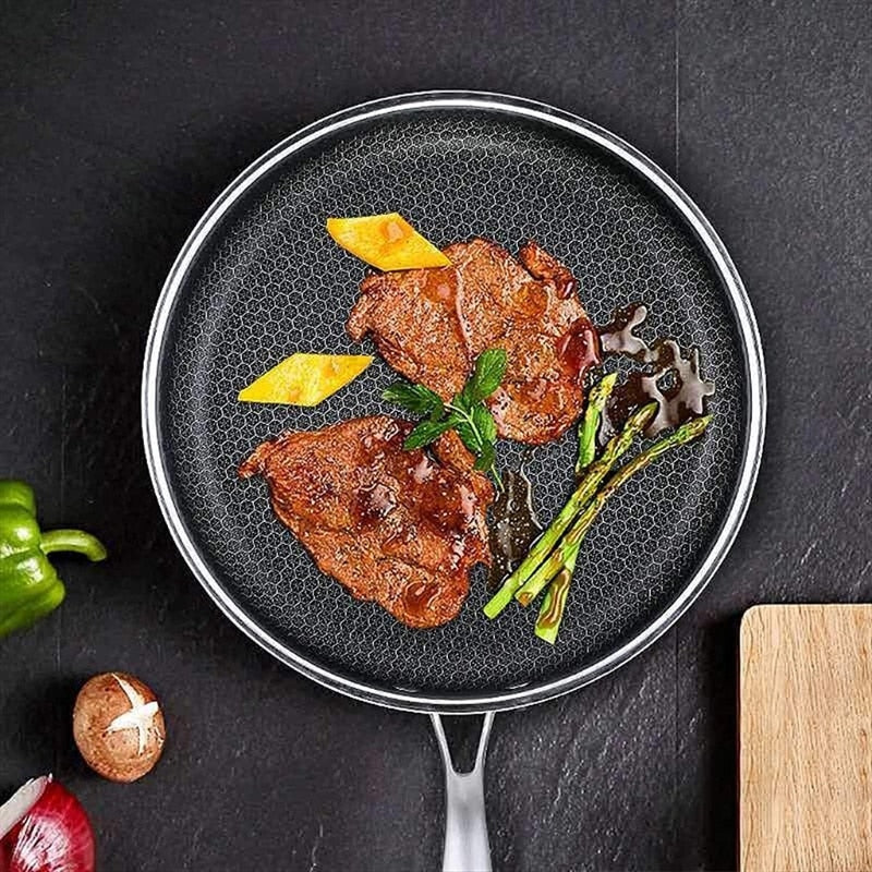 Premium Non-Stick Stainless Steel Frying Pan