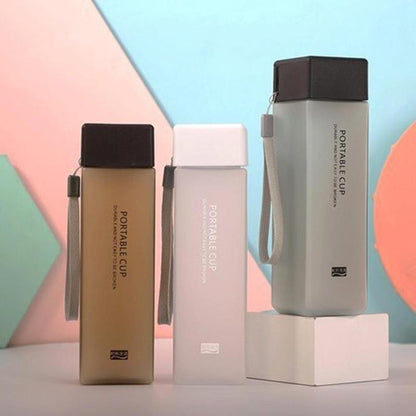 Clear Glass Insulated Water Bottle Flask