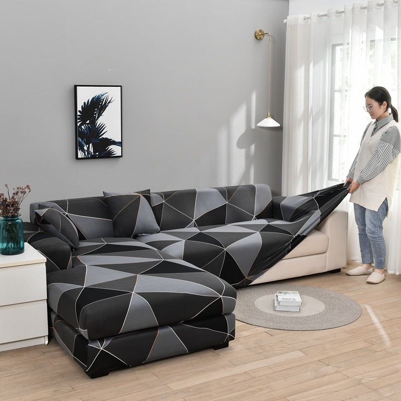 Stylish Slip Resistant Stretch Sofa Protector