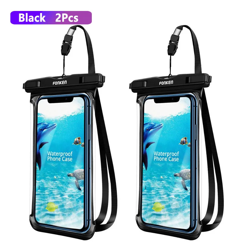 Waterproof Phone Pouch with Clear View Screen Protector