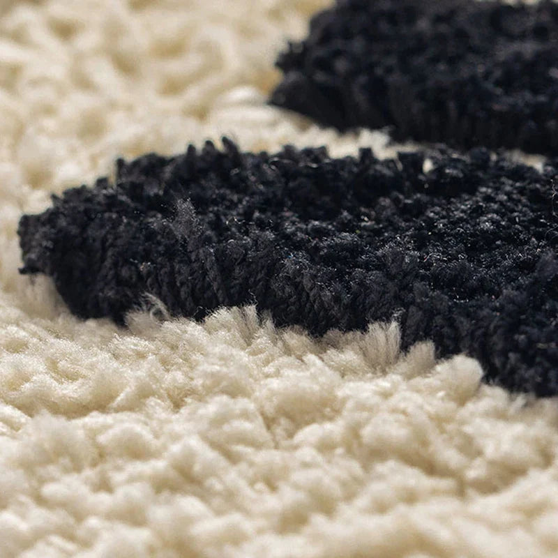Plush Textured Bathroom Mat
