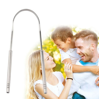 Metal Tongue Cleaner for Fresh Breath and Oral Care