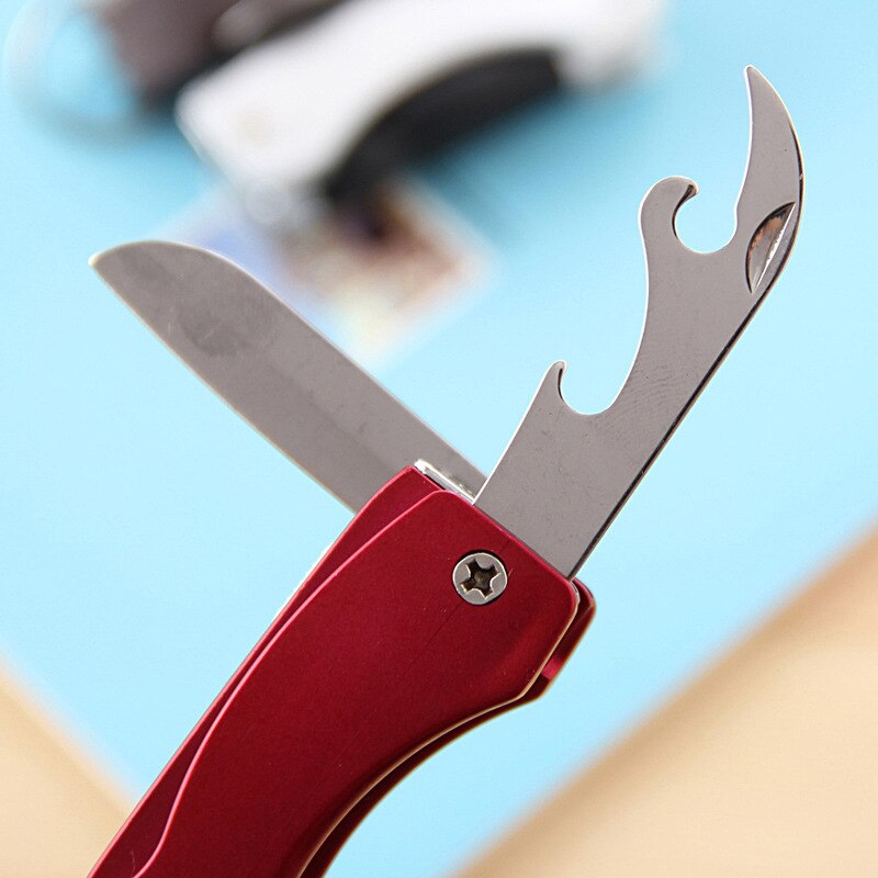 Portable 4in1 Camping Keychain Tool Set