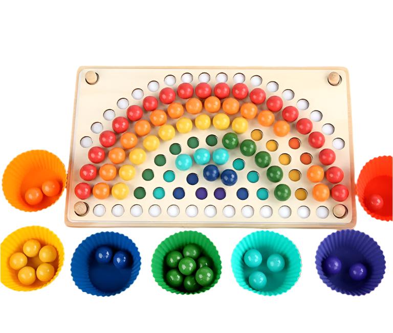 Colorful Wooden Learning Puzzle Board - Befez