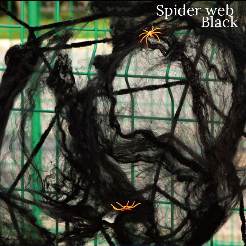 Spooky Fake Stretchy Web Halloween Decor