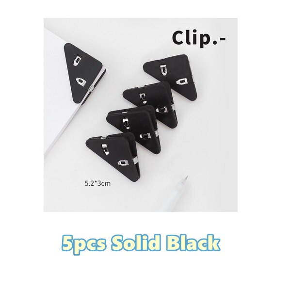 Colorful Page Triangle Bookmark Clip