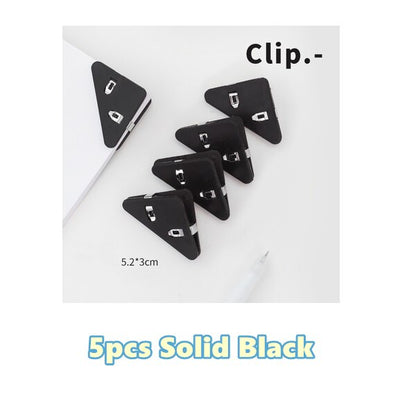 Colorful Page Triangle Bookmark Clip