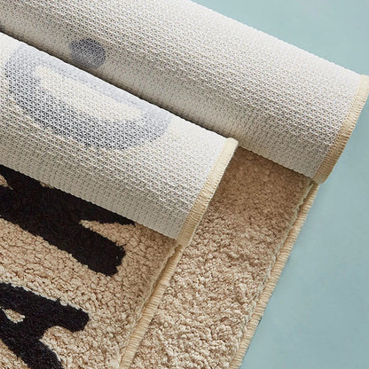 Plush Textured Bathroom Mat