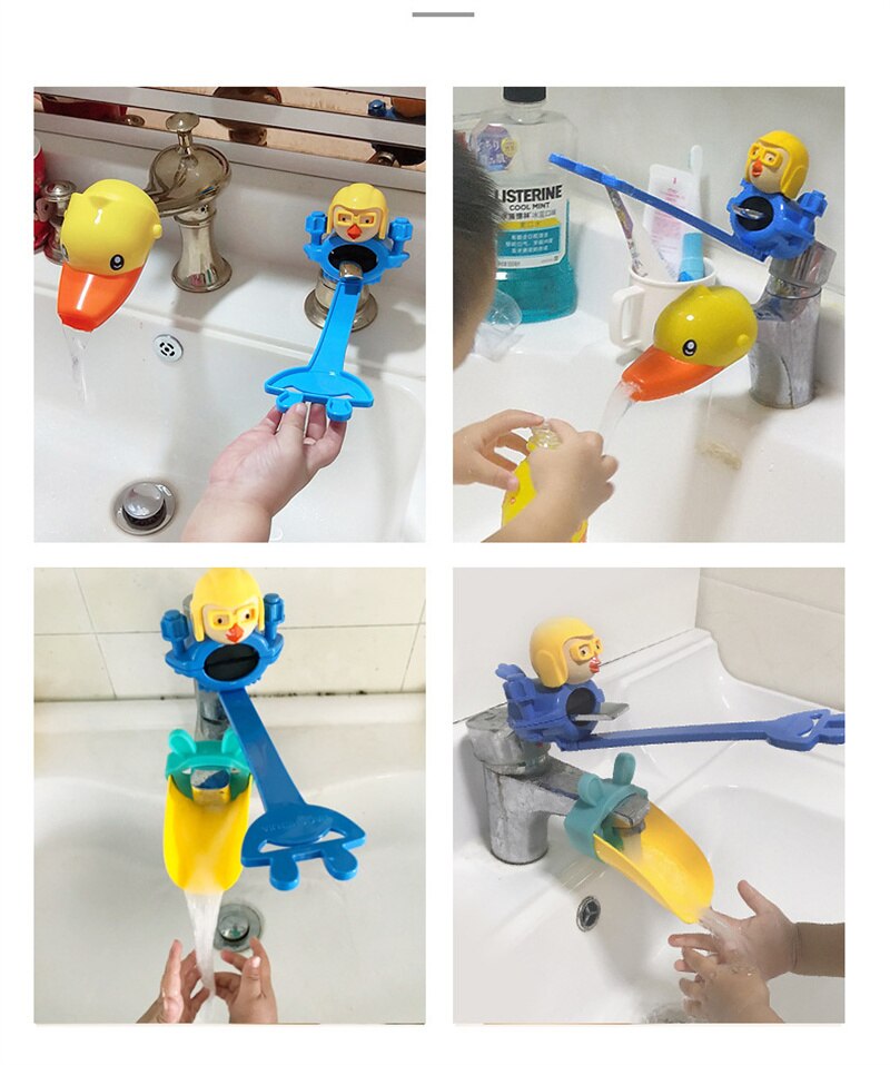 Colorful Fun Water Faucet Extender for Kids