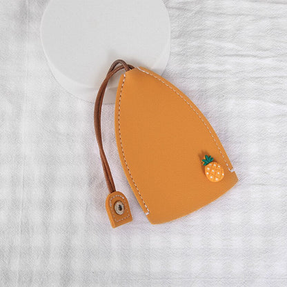 Colorful Fruit Leather Keychain Holder