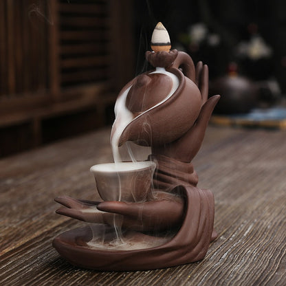 Calming Aromatic Incense Tea Light Burner