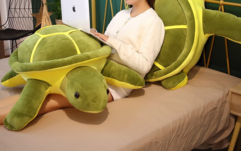 Cute Ocean Turtle Squishy Throw Pillow