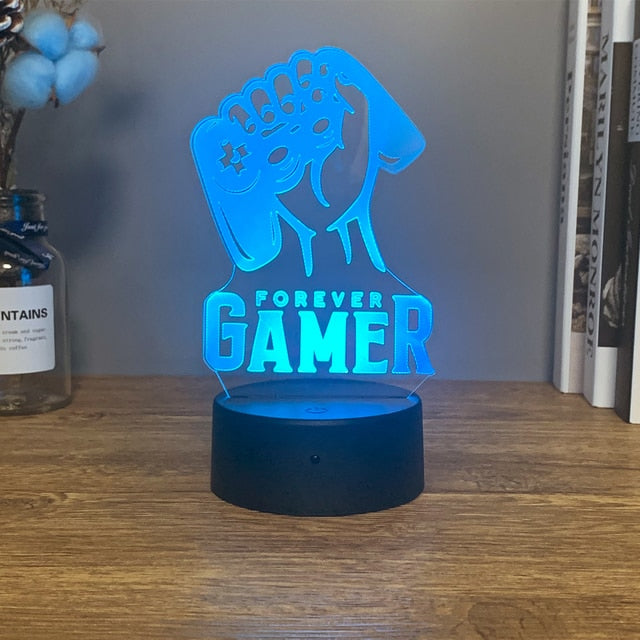Colorful LED Gaming Night Light
