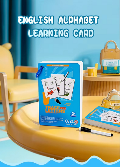 Washable Kids Alphabet Tracing Activity Book