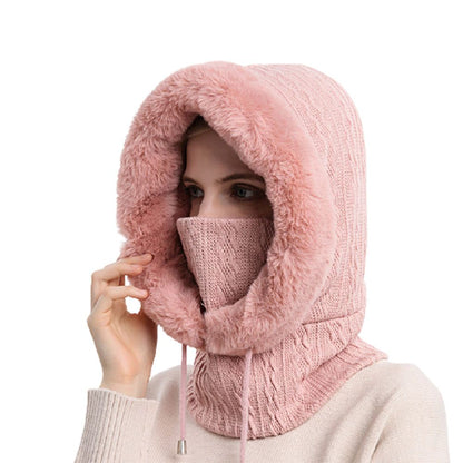 Warm Knitted Beanie Hat with Soft Fleece Lining