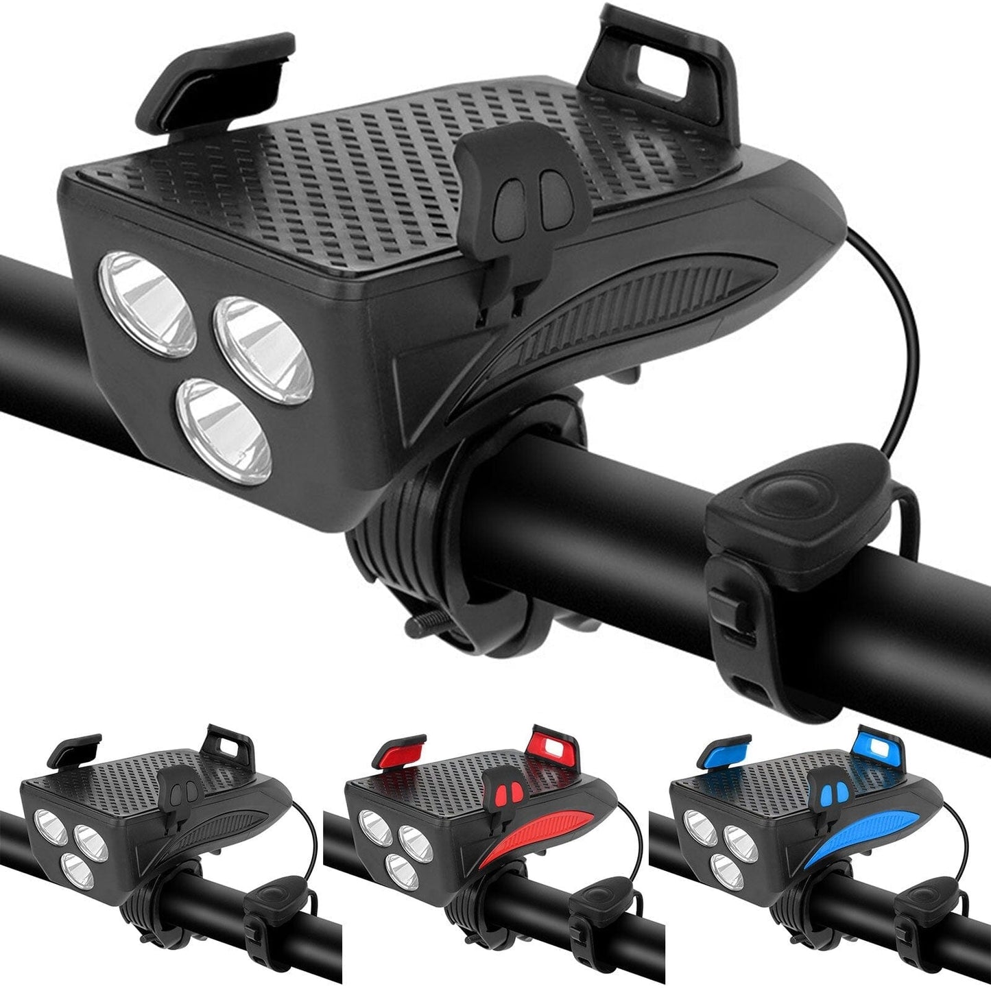 Rechargeable Bike Light with Portable Power Bank