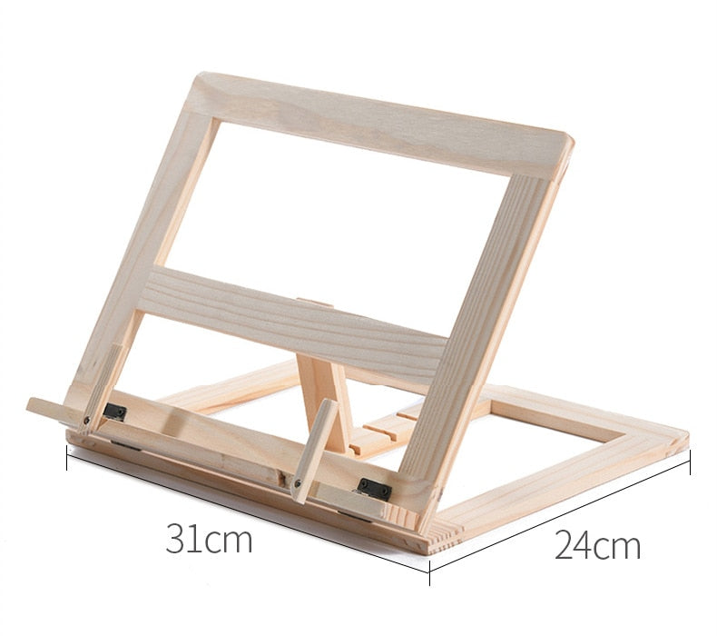 Sturdy Wooden Tablet Holder Stand