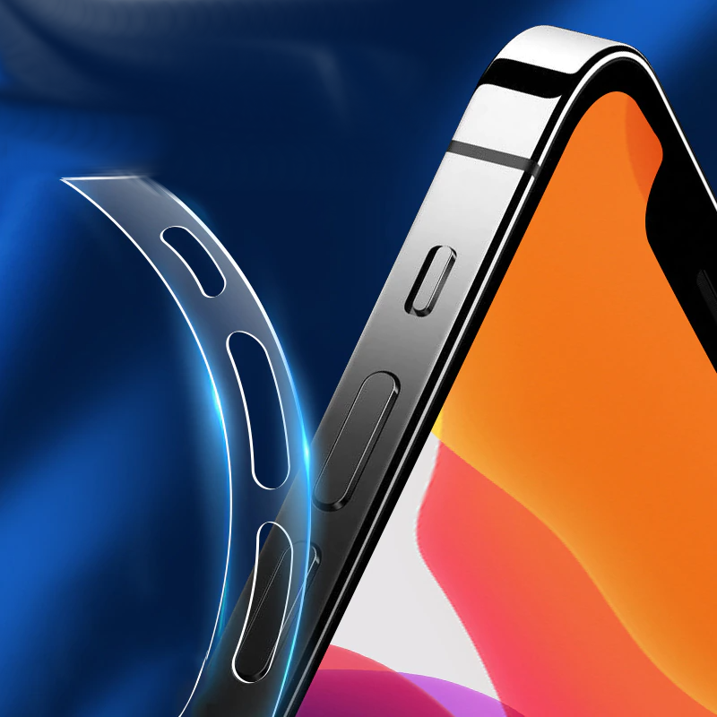 Clear Screen Protector for iPhone Side Guard
