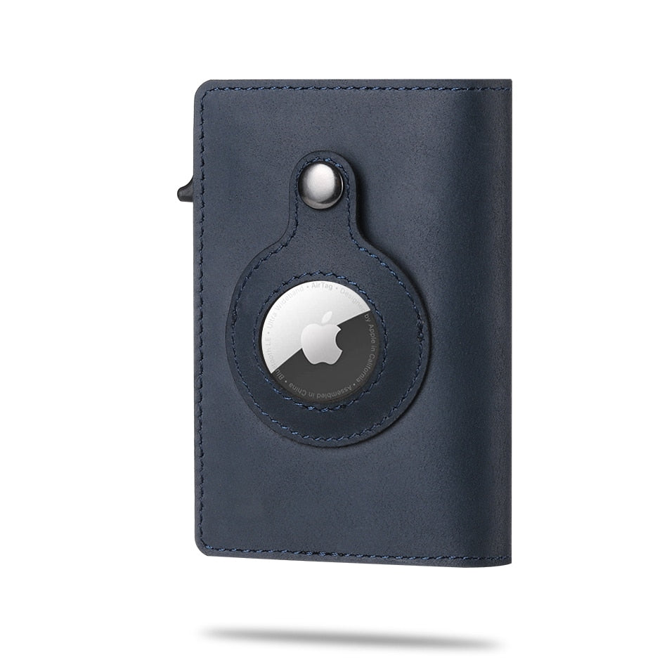 Secure Slim Apple Airtag Phone Wallet Case