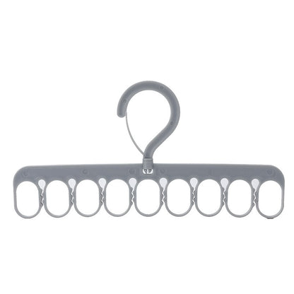 Space Saving Folding Multi Hook Hanger Rack