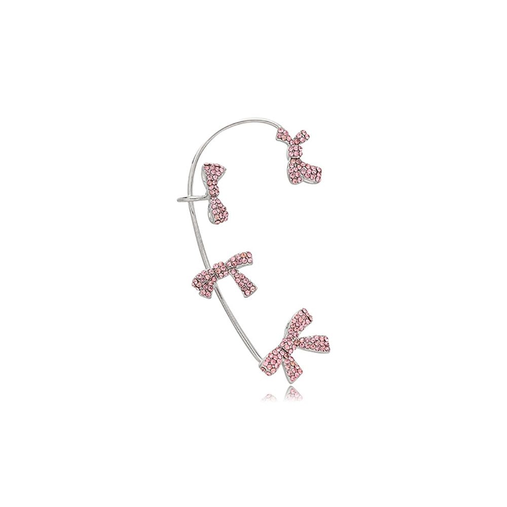 Simple Drop Bow Stud Earrings - Befez