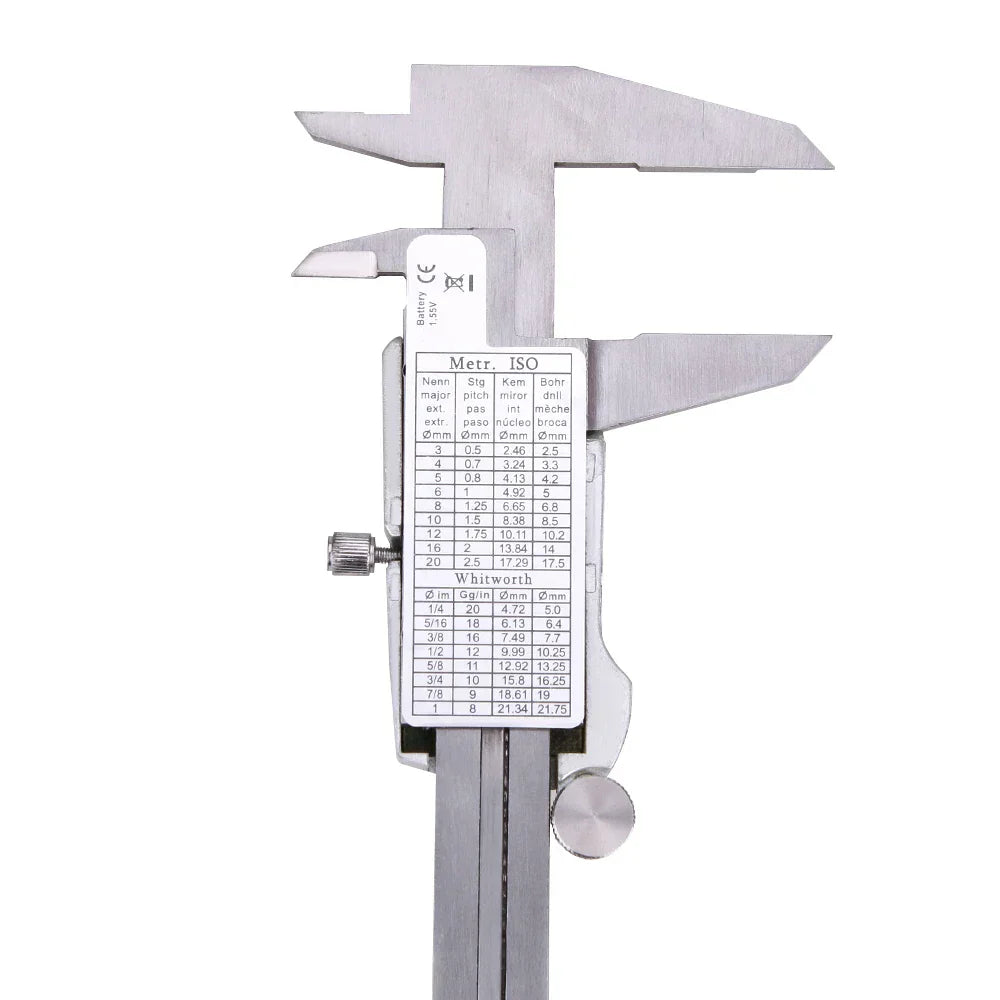 Accurate Stainless Steel Digital Caliper 15cm LCD Display