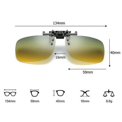 Anti Glare Clip On Driving Glasses