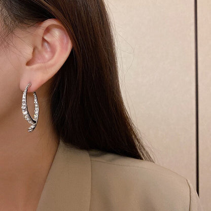 Sparkly Geometric Korean Inspired Earrings