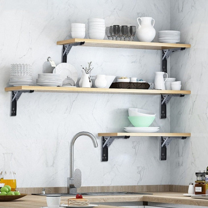 Space-Saving Wall Mount Folding Shelf Bracket