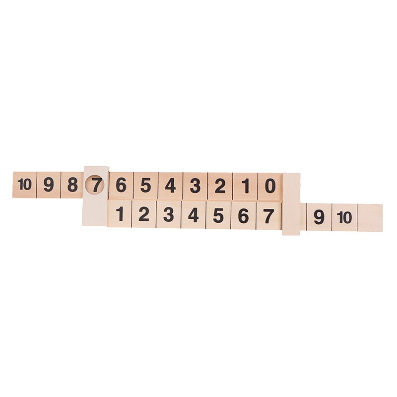 Fun Interactive Wooden Math Puzzle Toy