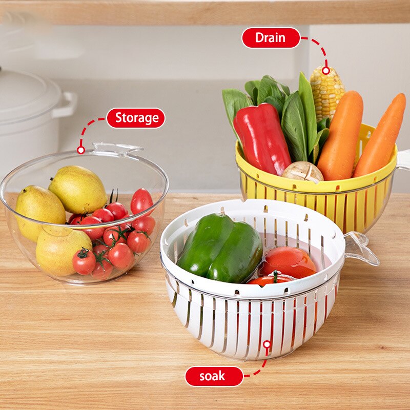 Easy Clean Two Tier Sink Basket