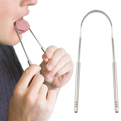 Metal Tongue Cleaner for Fresh Breath and Oral Care