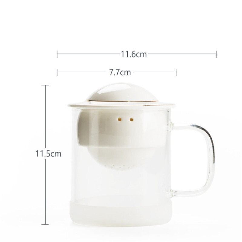 Astronomic Planet Pattern Ceramic Teapot