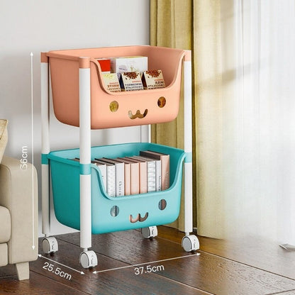 Space Saving Foldable Heavy Duty Shelving Unit Rack - Befez