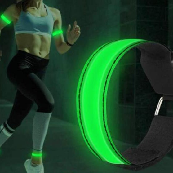 Visible LED Armband for Night Running Safety