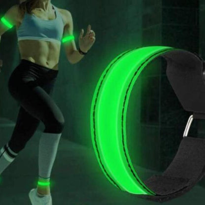 Visible LED Armband for Night Running Safety