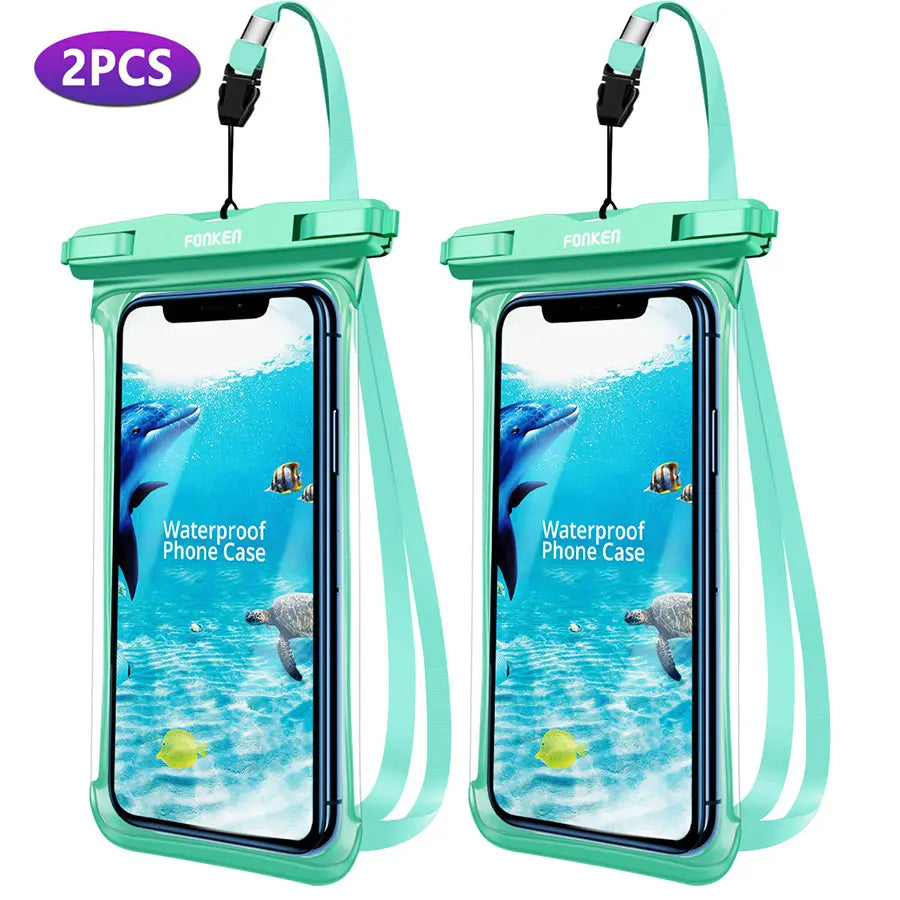 Waterproof Phone Pouch with Clear View Screen Protector