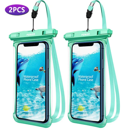 Waterproof Phone Pouch with Clear View Screen Protector