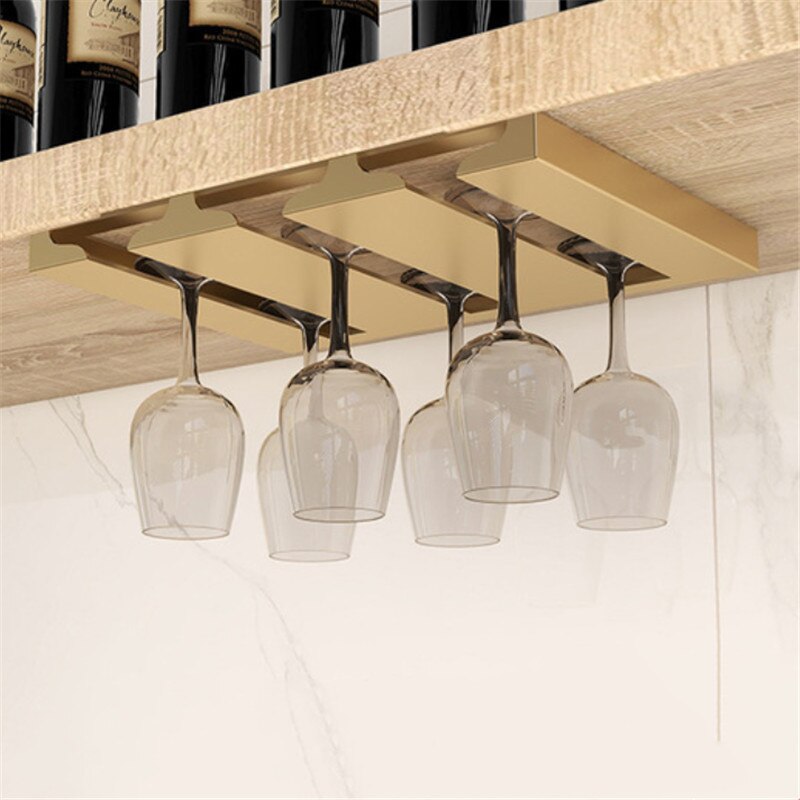 Space Saving Under Sink Glass Shelf Rack