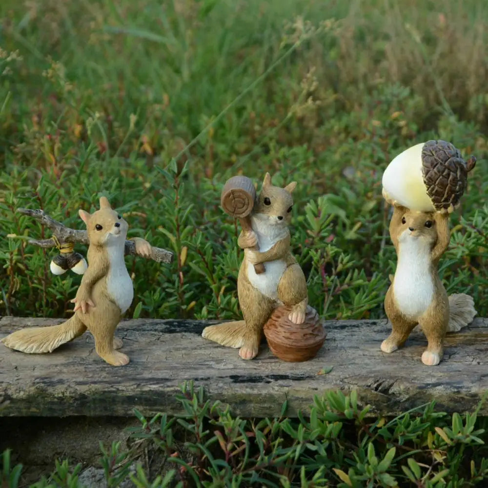 Cute Squirrel Figurine with Heart