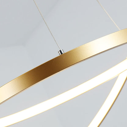 Circle Crystal Pendant Light