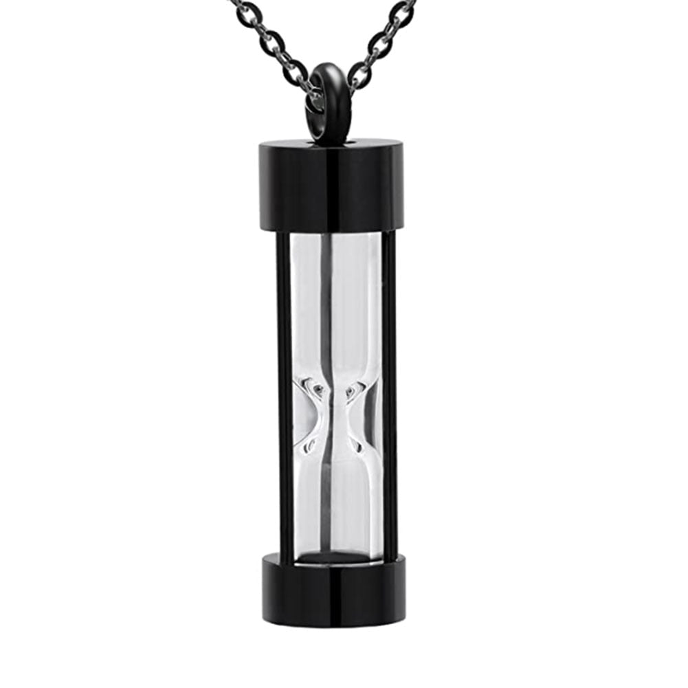 Timeless Sand Timer Glass Pendant
