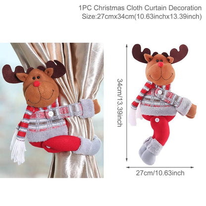 Festive Christmas Tree Curtain Hook