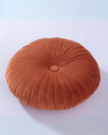Stylish Round Pillow in Contemporary Style