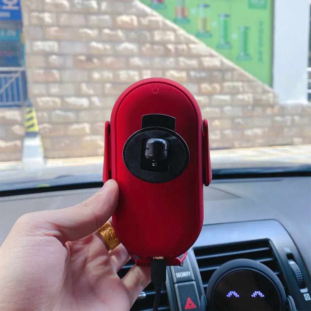 Compact Wireless Car Charger with Auto Sensor