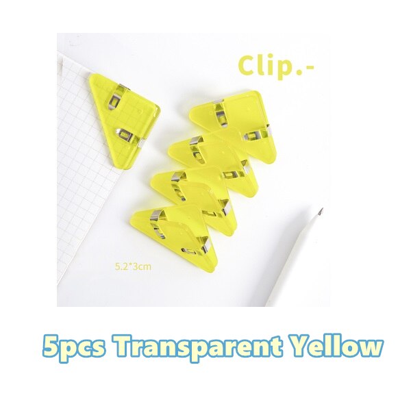 Colorful Page Triangle Bookmark Clip